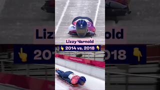 Lizzy Yarnold with BACK TO BACK GOLDS 🥇 #shorts