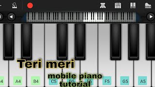 Teri meri (bodygurd)-mobile perfect piano tutorial