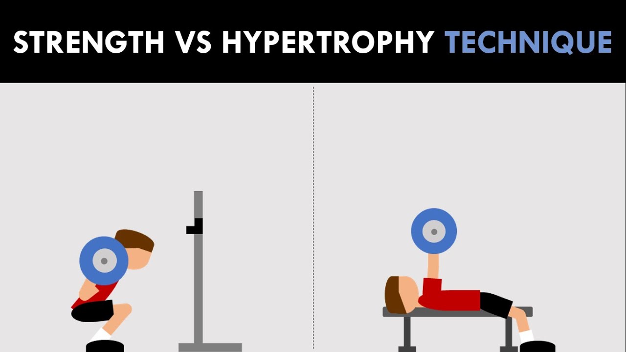 Technique For Strength Vs Hypertrophy Training | Differences Between ...