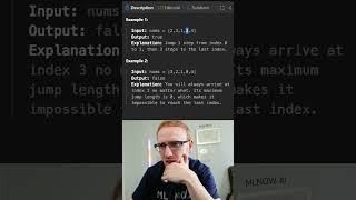 Greedy Algorithm - Jump Game - Leetcode 55