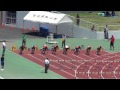 2015 茨城県中学総体陸上 男子110mh決勝