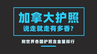 【有料加拿大】 一卡在手说走就走，加拿大护照有多吃香？