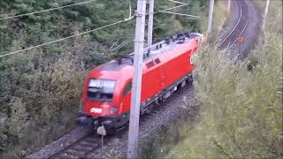 Abendtrainspotting in Rosenbach am 06.08.2018 l Güterzüge, Cityshuttle und ÖBB Talent l Fabi2509