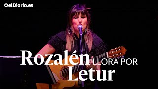 ROZALÉN llora por LETUR en su concierto solidario por la DANA: \