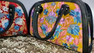 kashmiri ari work bags| whatsApp for orders #art #fashion #new #crafts #girlthings #crafts #