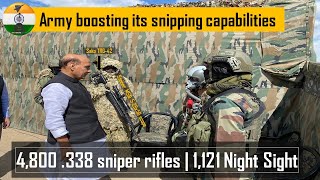4,800 .338 sniper rifles & 1,121 Night Sight(TI) for Indian Army