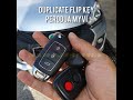 DUPLICATE FLIP KEY PERODUA MYVI