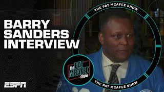 Barry Sanders' FULL INTERVIEW with Bill Belichick & the Pat McAfee Draft Spectac