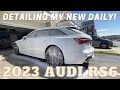 Detailing my own dream car! 2023 Audi RS6