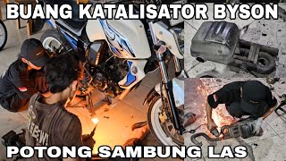 APA SIH FUNGSI TABUNG KNALPOT DI KOLONG YAMAHA BYSON ? BAGAIMANA JIKA KITA GANTI PIPA SAJA ..! SIMAK