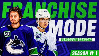 NHL 21: VANCOUVER CANUCKS FRANCHISE MODE - SEASON 1