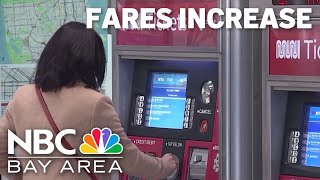 Transportation fares across Bay Area increase, commuters express concerns