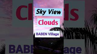 Baben NRI city🌉 #baben #lackcity #bardoli #clouds #skyview #villagevlog #ytshorts #shorts #viral #1k