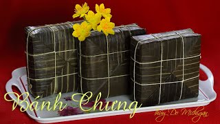 Bánh Chưng Cách Gói Đẹp Ít Lá Chuối - Square Glutinous Rice Cake