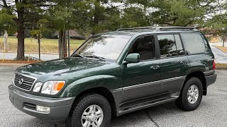 2000 Lexus LX470 woodland green, 2 inch OME lift kit, new timing belt