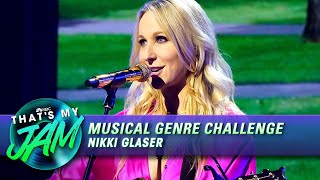 Musical Genre Challenge: Nikki Glaser Sings "U Can't Touch This" as a Girl with an Acoustic Guitar
