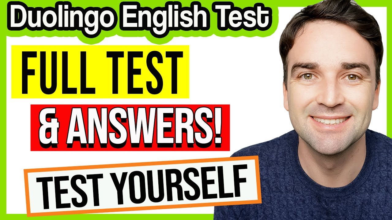 Duolingo English Test - FULL TEST & ANSWERS #1 - YouTube