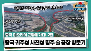 중국 대자연 속 중국 명주 양조장 - 중국 귀주 모태주 마을 여행 2편