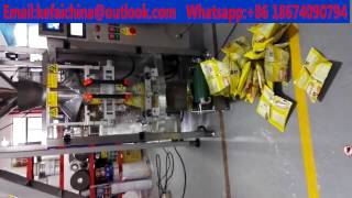 KF02-G V520 50g,100g,500g,1000g,2000g nuts automatic weighing packing with four head weigher