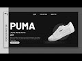 Build a Puma Shoes Landing Page with HTML, CSS & JS: A Comprehensive Tutorial