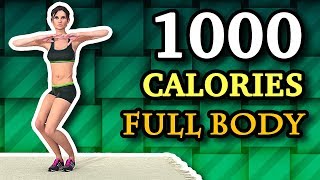 1000 Calorie Workout Cardio: Full Body Weight Loss And Toning