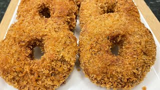 Chicken Donuts | Freeze And Store Ramzan Special Chicken Donuts Recipe | Chicken Doughnuts