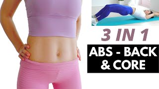 Tighten core and midsection, good posture home workout - #3