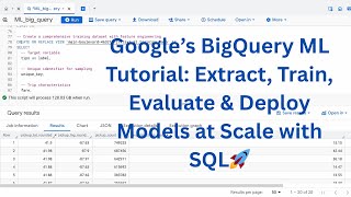 BigQuery ML Tutorial 2025: Complete Beginner's Guide to SQL Machine Learning !🤖