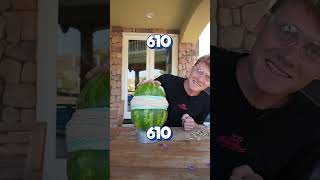 How Many Rubber Bands to Explode a Watermelon?