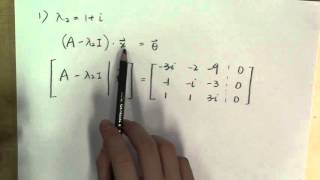 Complex Eigenvectors: An Example. Part 1