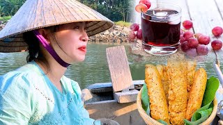 Banana Cake and the Best Grape Juice  | Xuxu - Liziqi's Competitor |