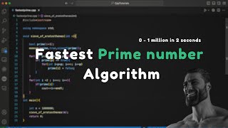 THE FASTEST PRIME NUMBER ALGORITHM | Sieve of Eratosthenes 🚀