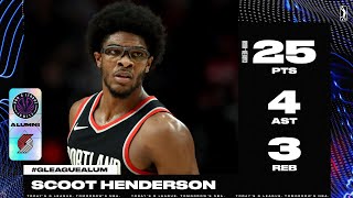 Scoot Henderson Scores a SEASON-HIGH 25 PTS in First NBA Matchup vs. Wemby
