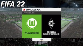 FIFA 22 - VFL Wolfsburg vs. Borussia Mönchengladbach - Bundesliga | PS4