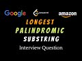 Longest Palindromic SubString - LEETCODE PYTHON