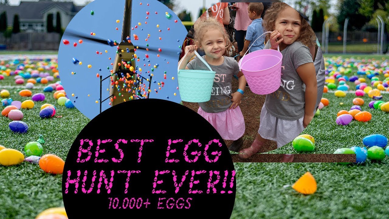 Best Easter Egg Hunt Ever With Over 10 000 Eggs Youtube