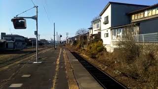 【到着シーン】八戸線陸奥湊駅