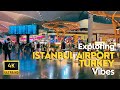 Istanbul Airport 4K Walking Tour 2024 | Explore Duty Free, Shopping in Departure Terminal | 4K UHD