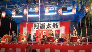 戸倉上山田温泉 夏祭り 冠着太鼓 雷 2023.7.15