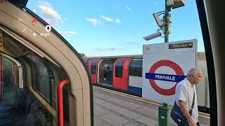 London Underground 1992 Stock Central Line Train Ride From West Ruslip To White City