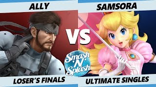 SNS5 SSBU - eUnited | Samsora (Peach) Vs. Ally (Snake) Smash Ultimate Loser's Finals