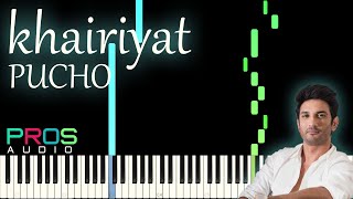 Khairiyat Song Chhichhore | Piano Cover Chords Instrumental