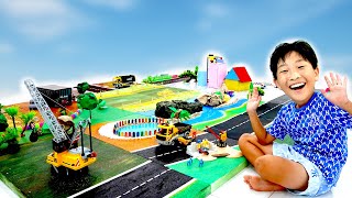 예준이의 트럭 중장비 자동차 장난감 도시 만들기 플레이모빌 놀이 Car Toy Play with Build Playmobil City