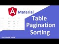 Angular Material Data Table Paginator Sorting | Angular Material Tutorial 34
