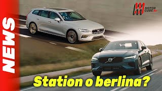 NEW VOLVO S60 e V60 RECHARGE T8 2022 - SPORT PLUG-IN BERLINA O STATION WAGON?
