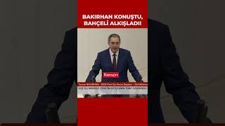 Tuncer Bakırhan konuştu, Devlet Bahçeli alkışladı!