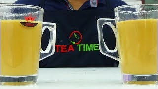 Ginger - Lemon Tea Making | Tea Time | Famous Tea Point in Rajahmundry| Rajahmundry Street Food