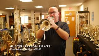 Super Schilke  S32HD  Trumpet demonstration by Trent Austin of Austin Custom Brass