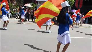 Penampilan Drum Band SMPN 1 Rantepao