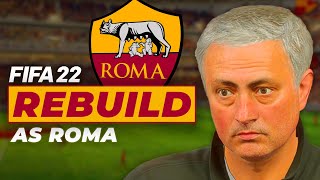 JOSE MOURINHO ŞOV YAPTI! // FIFA 22 AS ROMA REBUILD // KARİYER MODU
